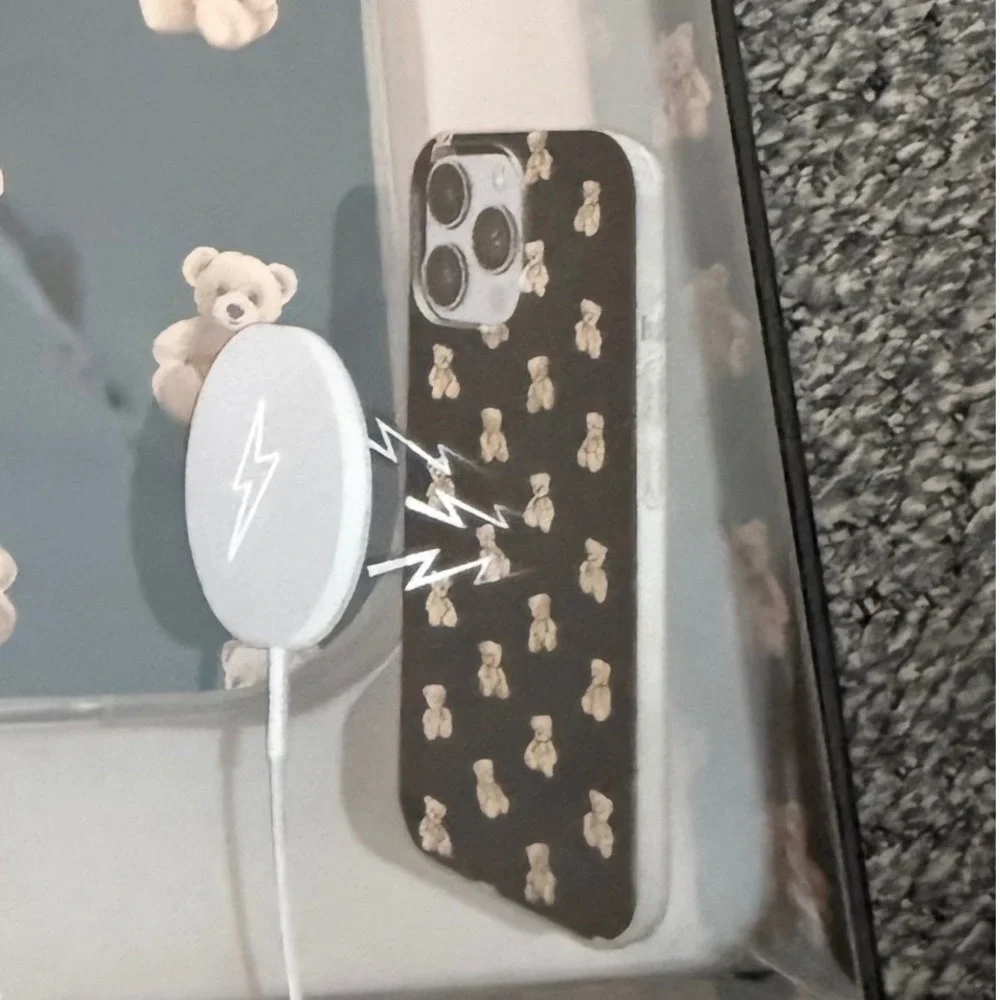 XO Poppy Honey Bear iPhone 16 Pro Max MagSafe Case Teddy Bear Pattern NEW